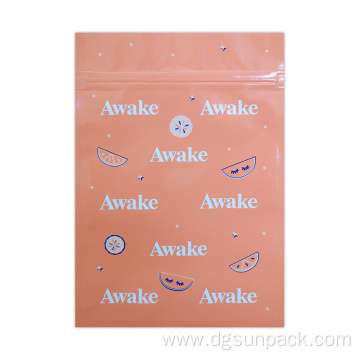 Waterproof laminated cosmetic packaging bags